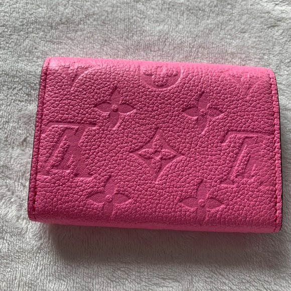 BRAND NEW ROSE LOLLIPOP ROSALIE EMPREINTE COIN PURSE / WALLET - M82485 - Picture 2 of 16